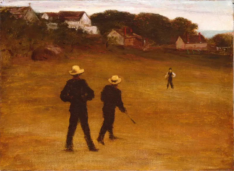 Gra w piłkę, William Morris Hunt