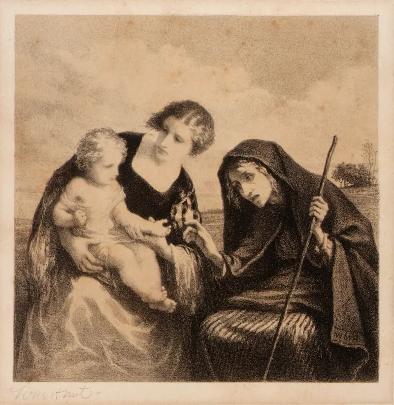 Wróżka, William Morris Hunt