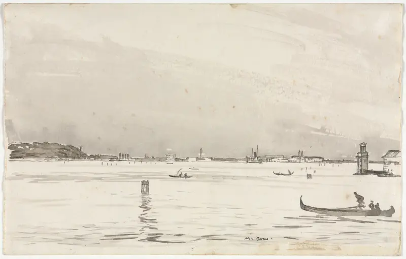 Lagoon, Venice av Muirhead Bone