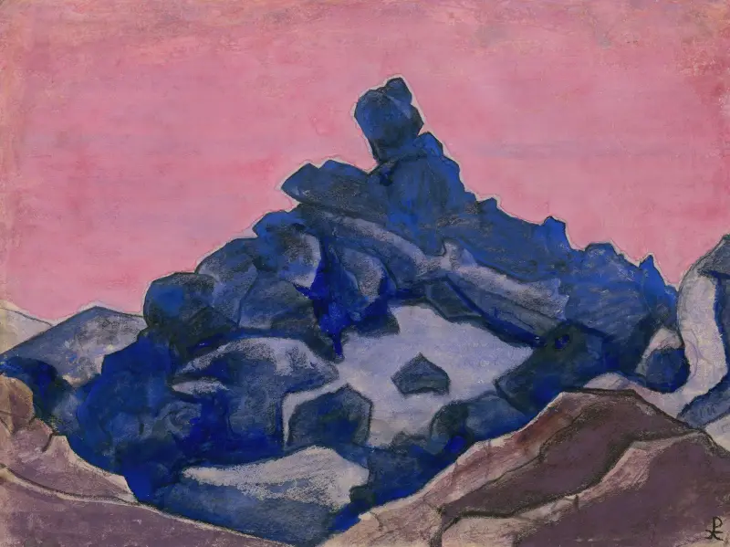 Blaue Klippe von Nicholas Roerich