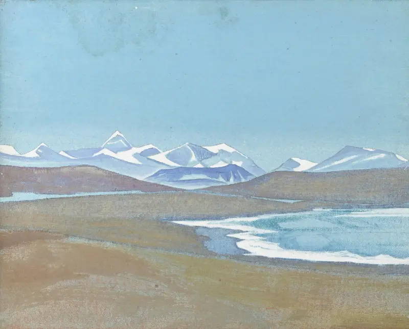 Himalaya från Ting-kye Dzong av Nicholas Roerich