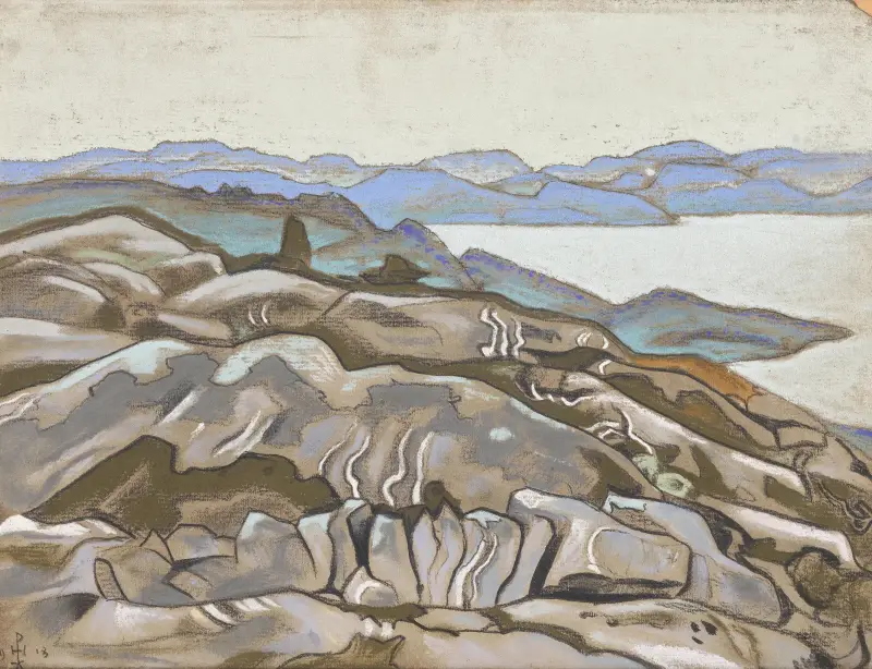 Skały i klify, Nicholas Roerich