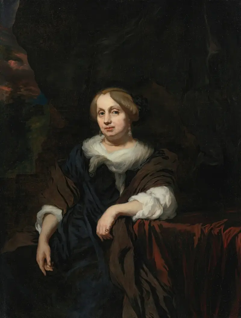 Bildnis einer Dame von Nicolaes Maes