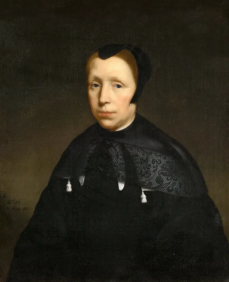 Porträt einer Witwe von Nicolaes Maes