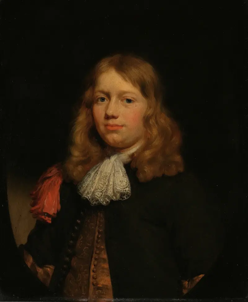 Portrait of a young Man av Nicolaes Maes