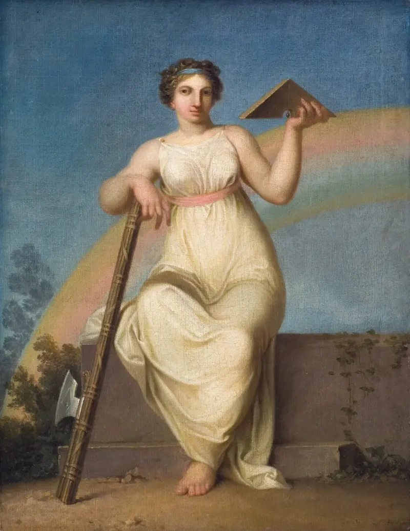Jurisprudence. Allegorical Figure av Nicolai Abildgaard