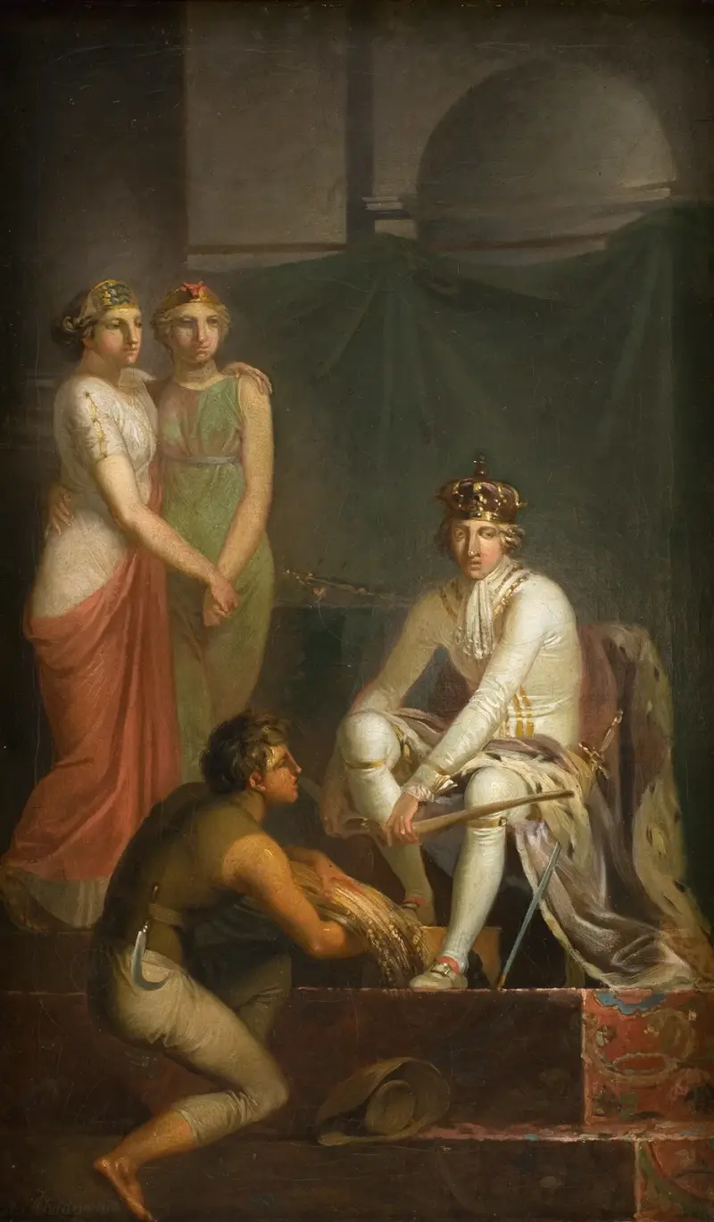 Upphävandet av stavnsbåndet 1788 av Nicolai Abildgaard
