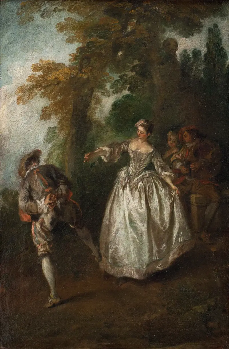 Tanz im Freien von Nicolas Lancret
