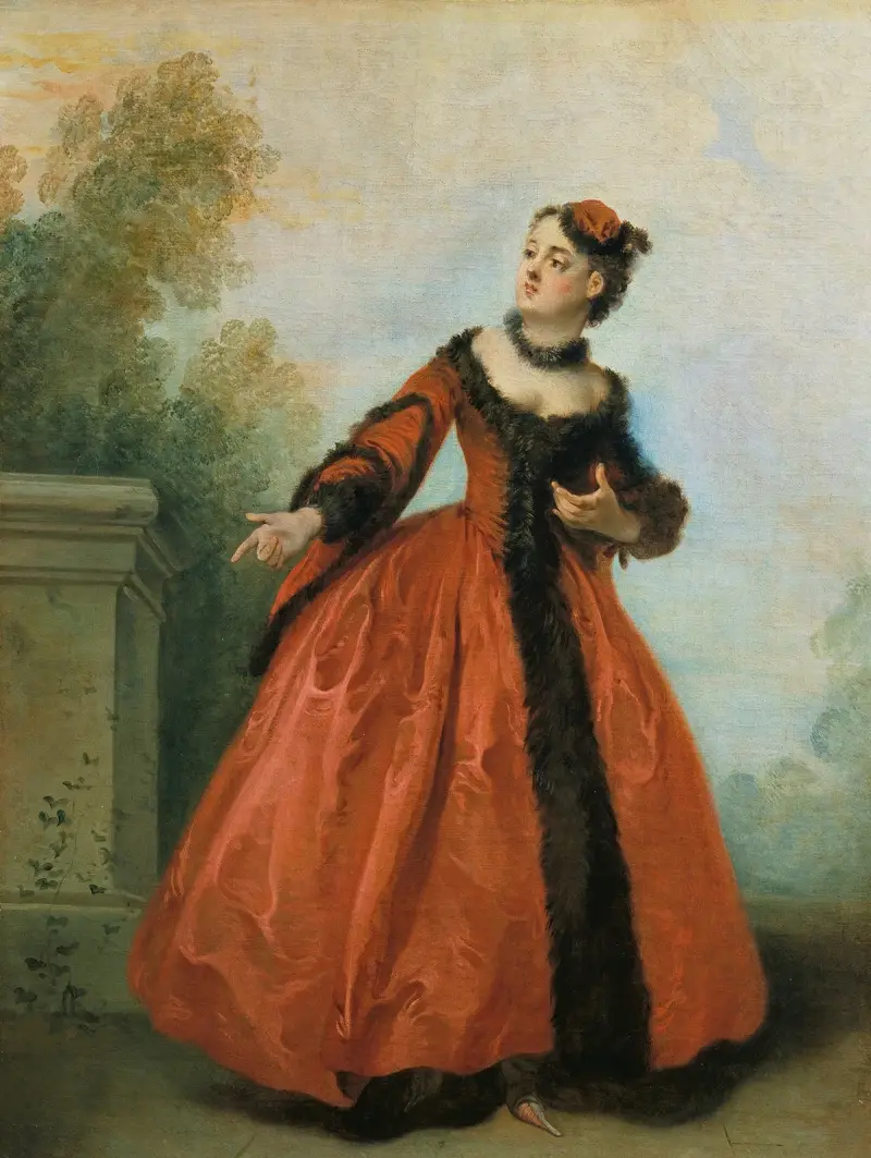 The Beautiful Greek (La Belle Grecque) av Nicolas Lancret