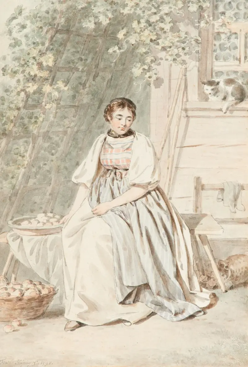 Bäuerin von Oberhasli, 1798 – Nr. 1 von Franz Niklaus König