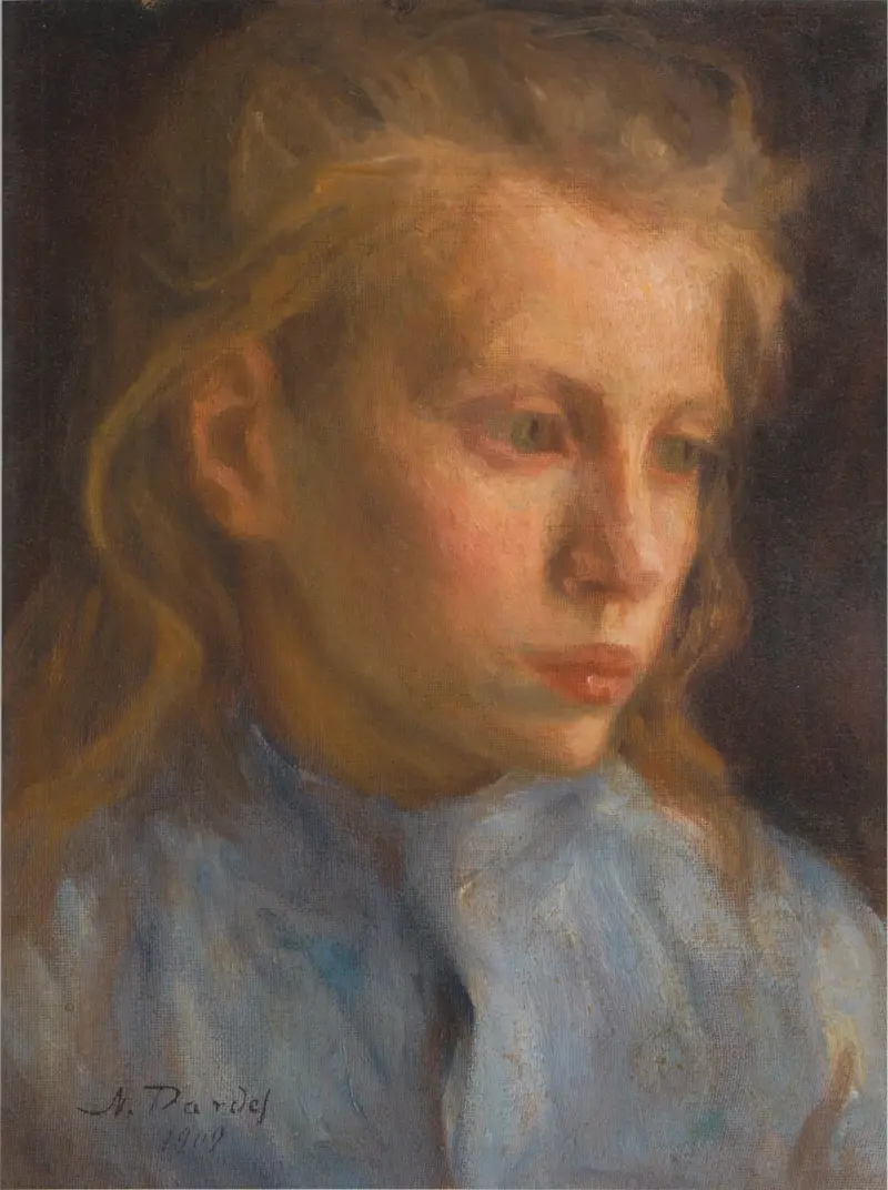 Torparflicka av Nils Dardel