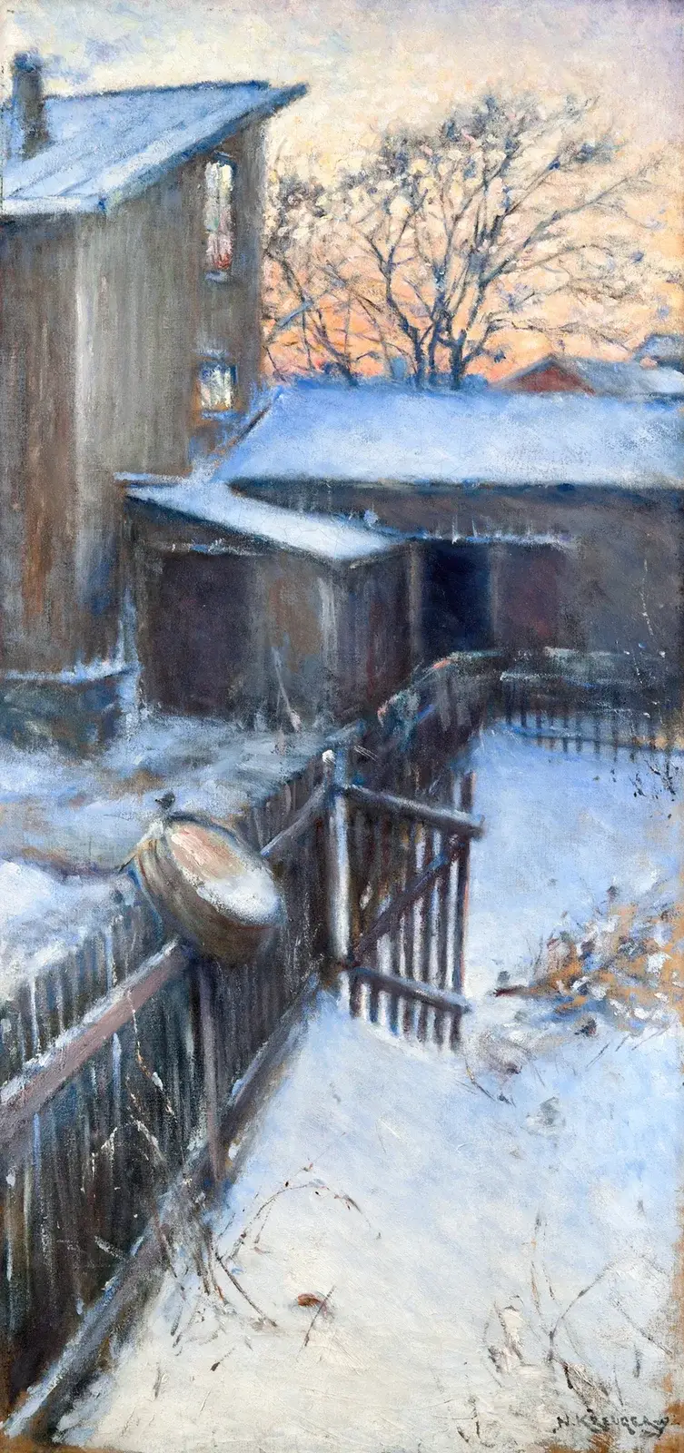 Bakgård av Nils Kreuger