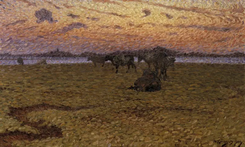 Cows on the Beach, Nils Kreuger
