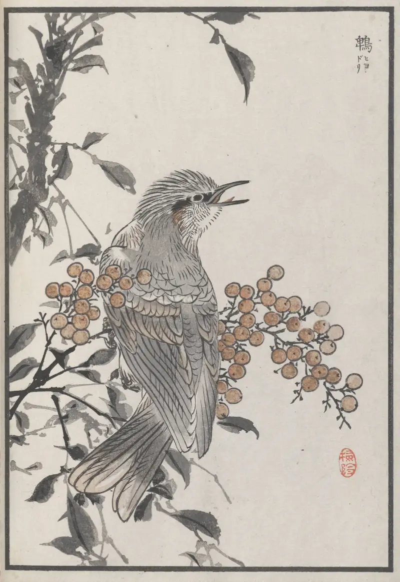 Bairei hyakuchō gafu. Ten Pl.06 von Kōno Bairei