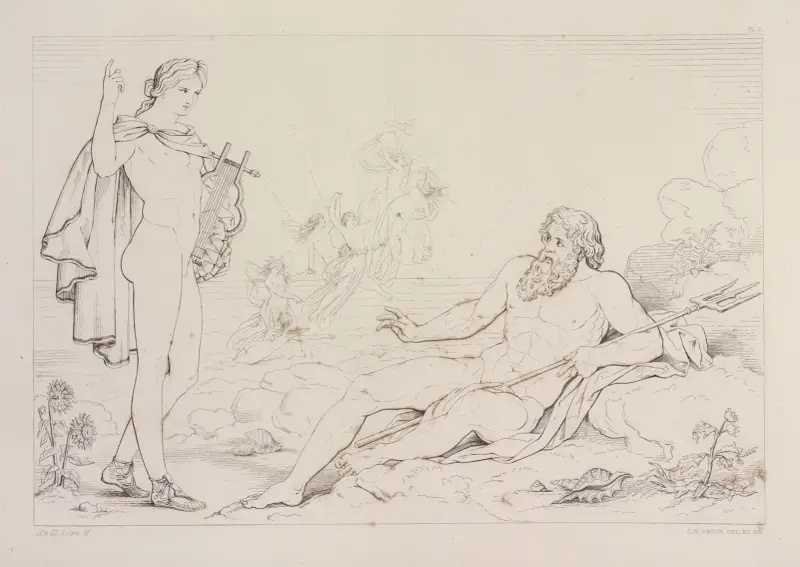 Compositions from Shelley’s Prometheus unbound Pl.10 av Sir Joseph Noel Paton