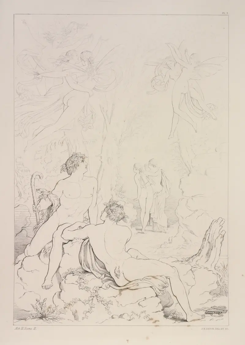 Kompositioner till Shelleys Prometheus befriad, plansch 5 av Sir Joseph Noel Paton