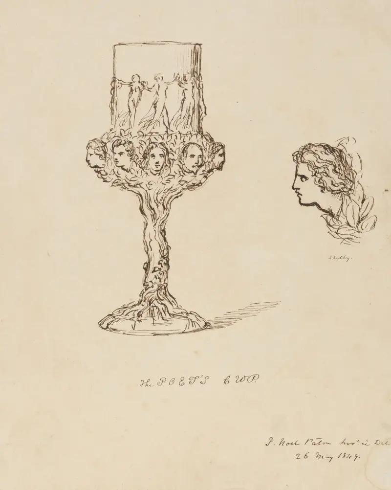 The poet’s cup. av Sir Joseph Noel Paton
