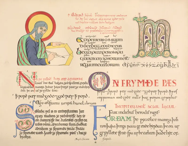 Anglosaxiska evangelier av John Obadiah Westwood