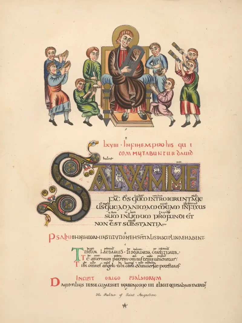 S:t Augustinus psaltare av John Obadiah Westwood