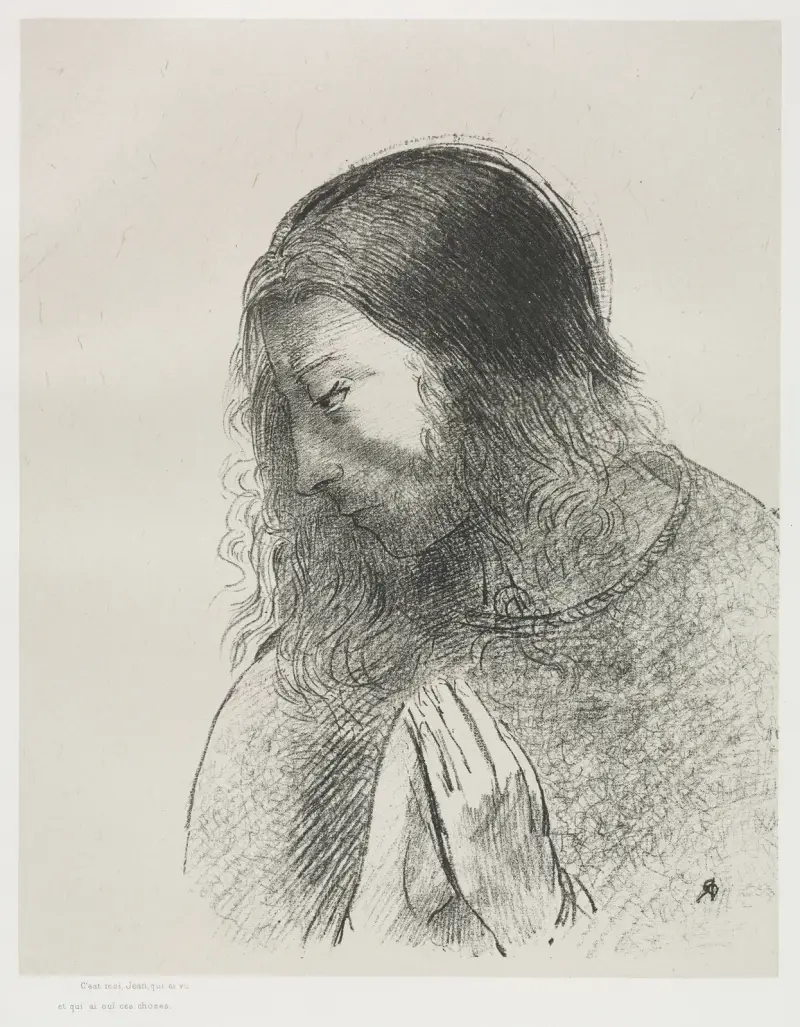 And I John Saw These Things, and Heard Them av Odilon Redon