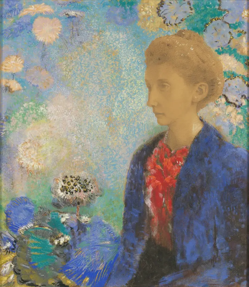 Baronne de Domecy av Odilon Redon