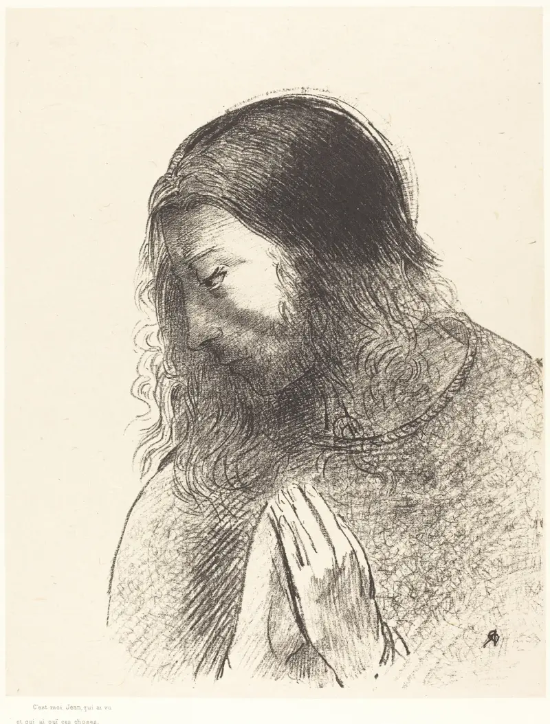 Det är jag, Johannes, som såg och hörde dessa ting av Odilon Redon