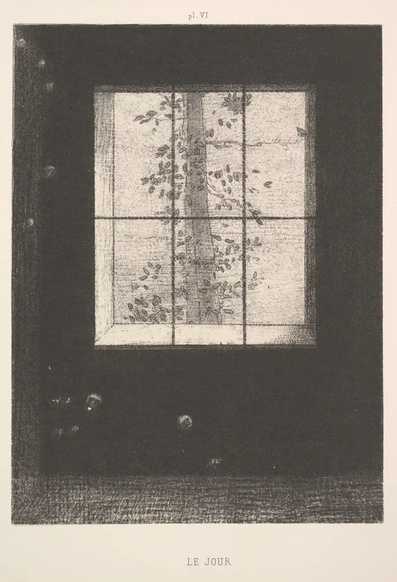 Day (Le Jour), from the series, Dreams (Songes), plate VI av Odilon Redon