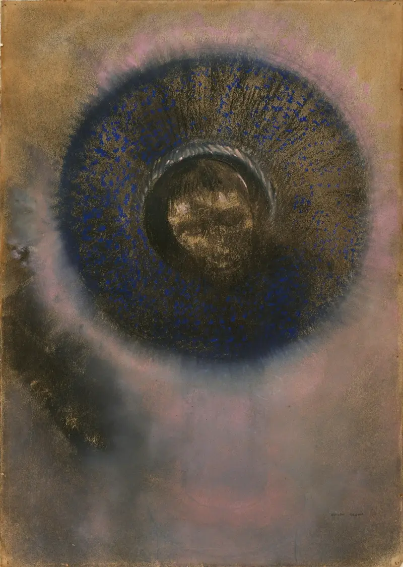 Głowa w aureoli, Odilon Redon