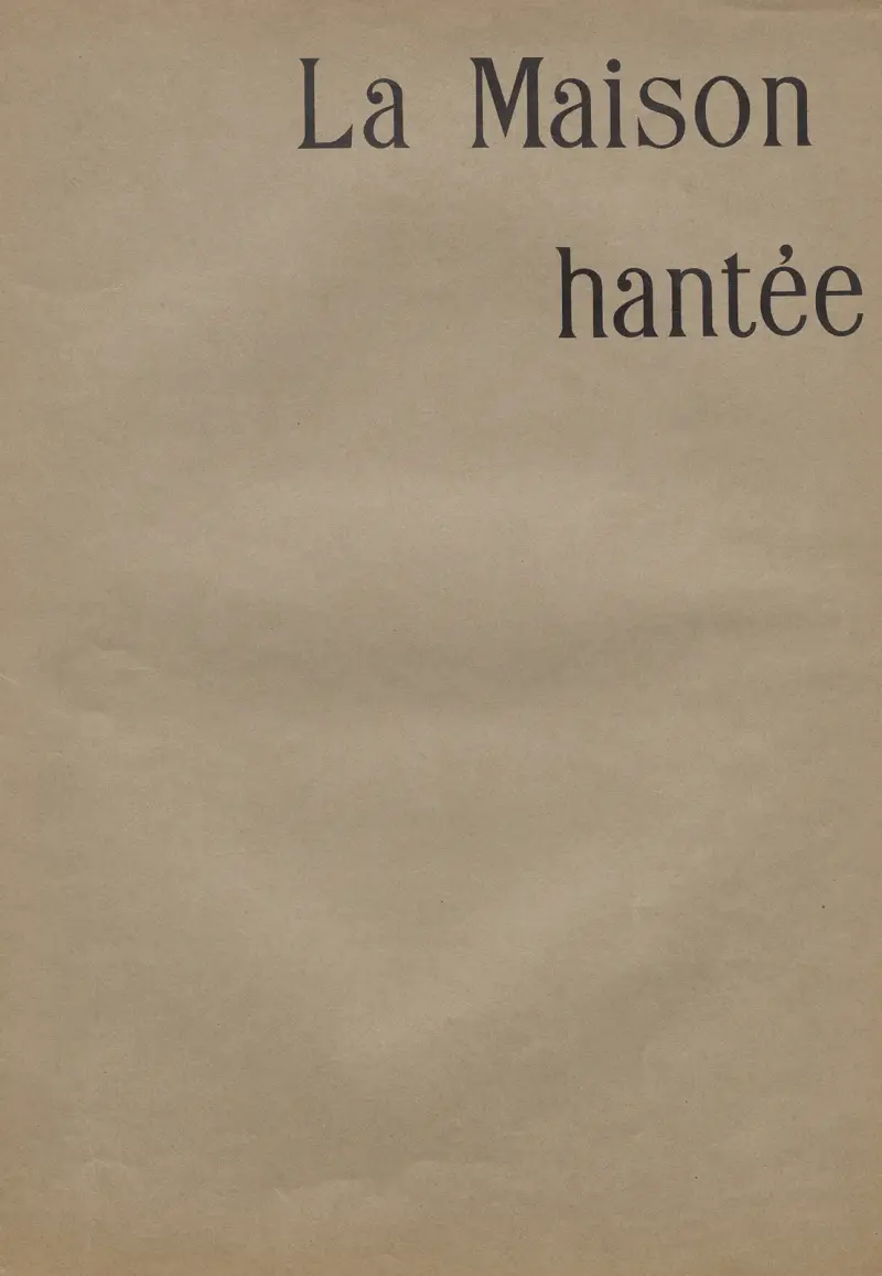 La Maison Hantée – Title (full_1896) av Odilon Redon