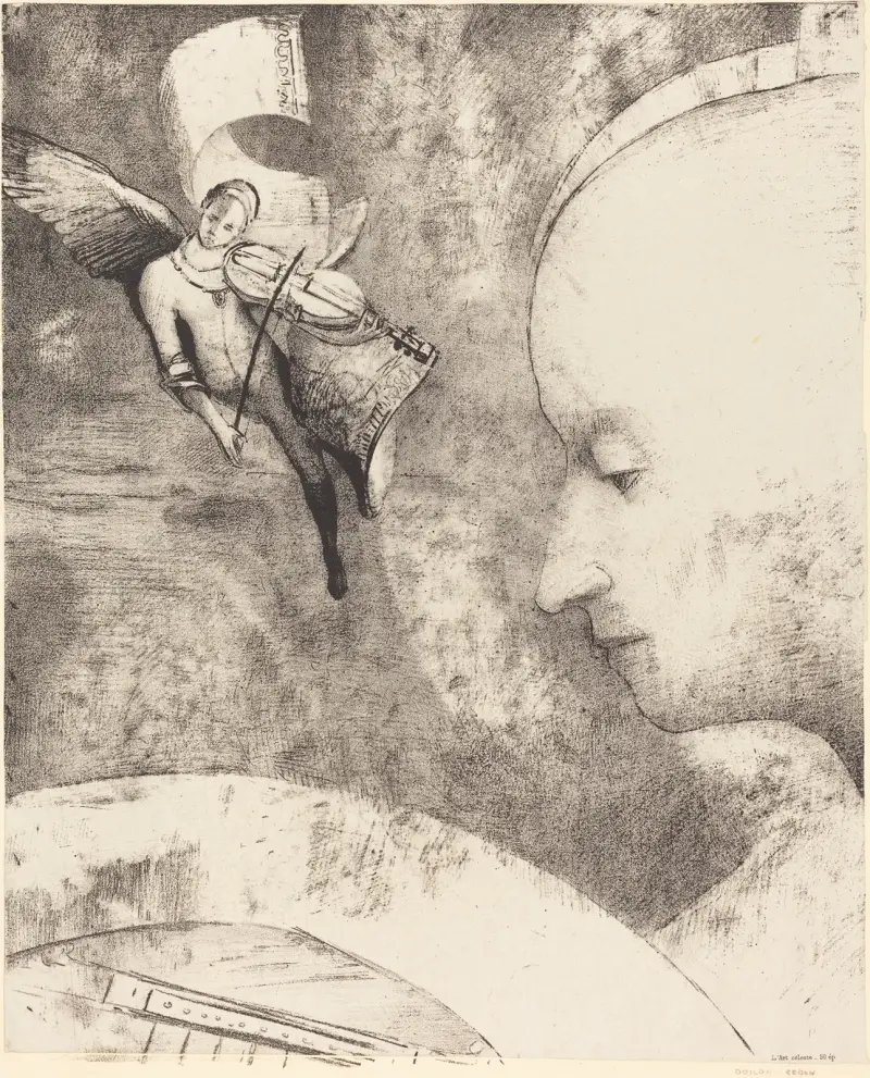 Sztuka niebiańska, 1894 – nr 1, Odilon Redon