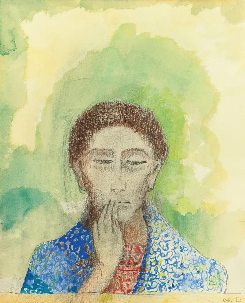 Le Silence av Odilon Redon
