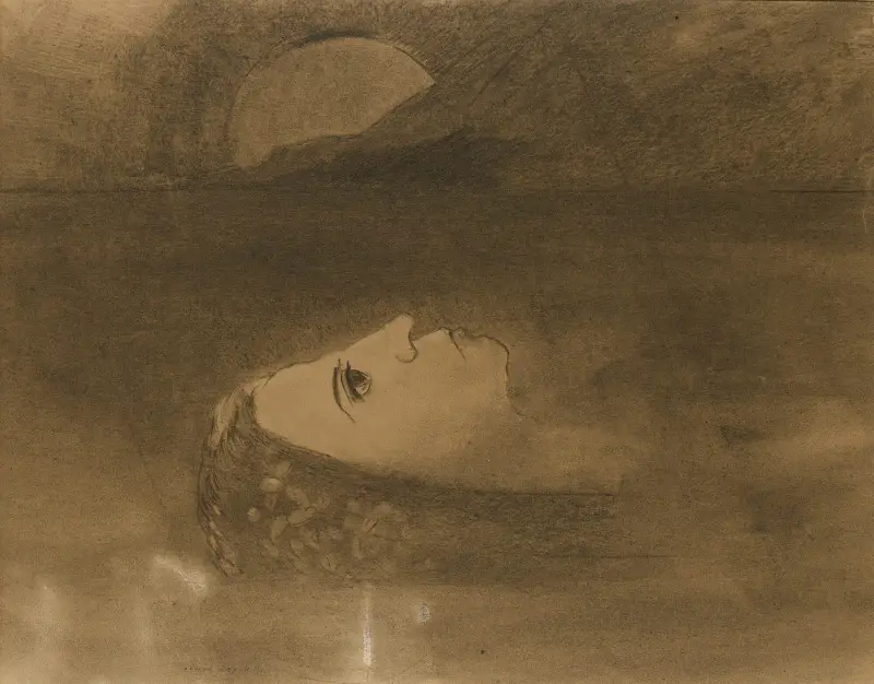 Ophélie – nr 1 av Odilon Redon