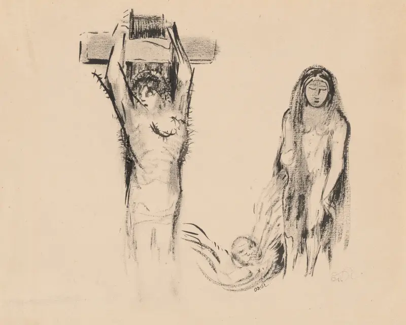 Svatý Antonín a dvě pokušitelky, Odilon Redon