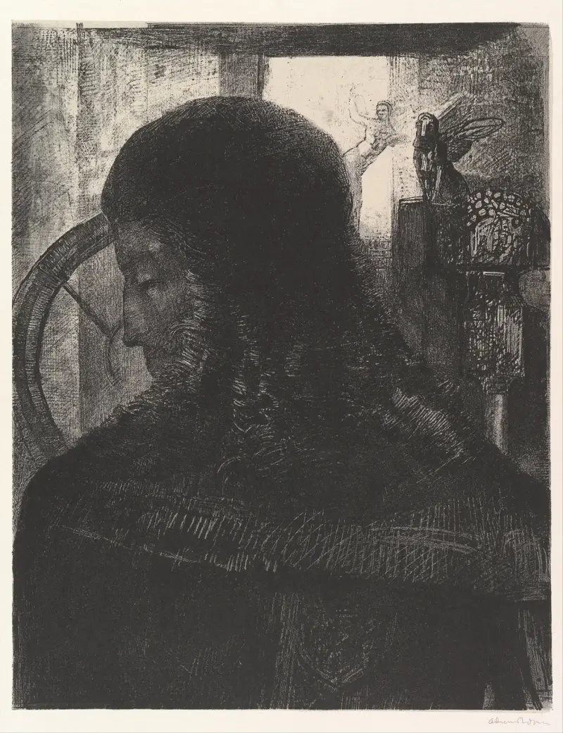 The Old Knight av Odilon Redon
