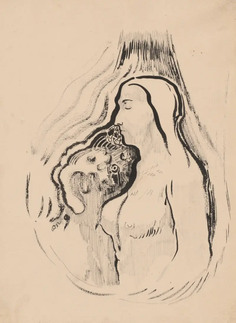The Shadow (L’Ombre) av Odilon Redon