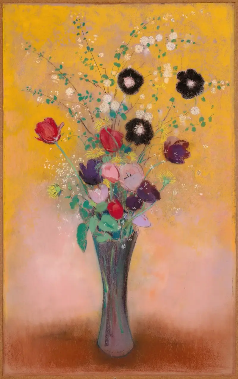 Vase of Flowers, 1916 av Odilon Redon