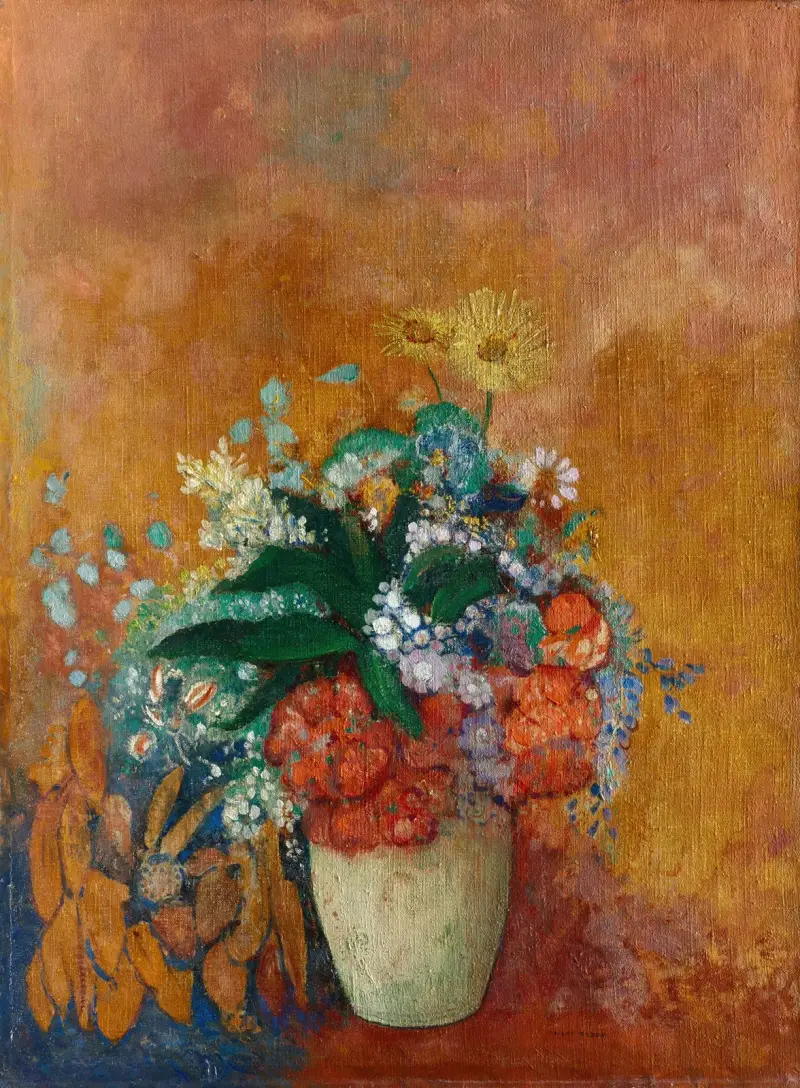 Blumenstilleben, 1905 von Odilon Redon