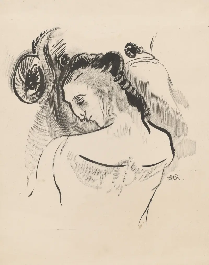 Young Man (Jeune Homme) av Odilon Redon