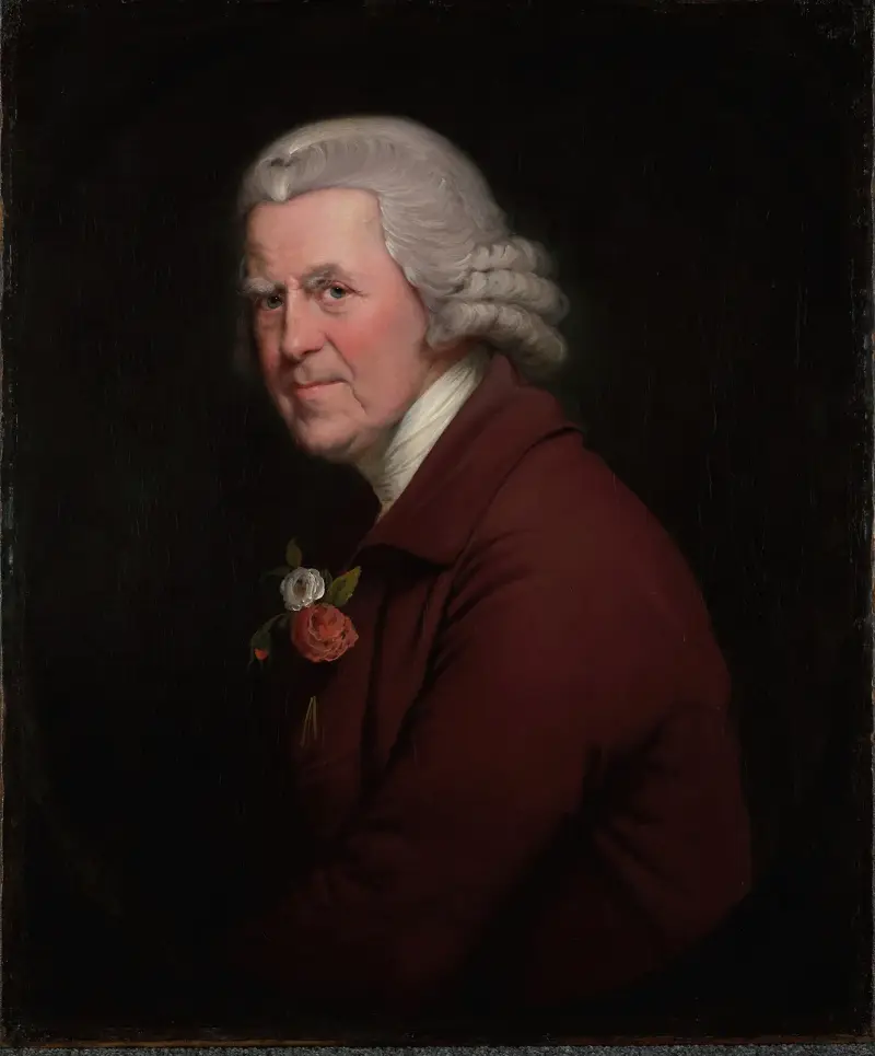 Porträtt av gamle John, hovmästare på King's Head Inn i Derby av Joseph Wright of Derby