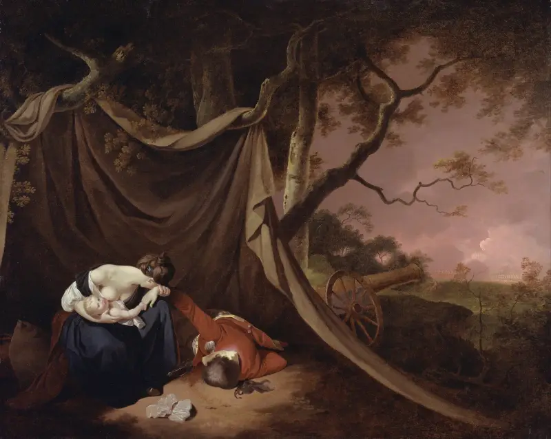 Der tote Soldat von Joseph Wright of Derby