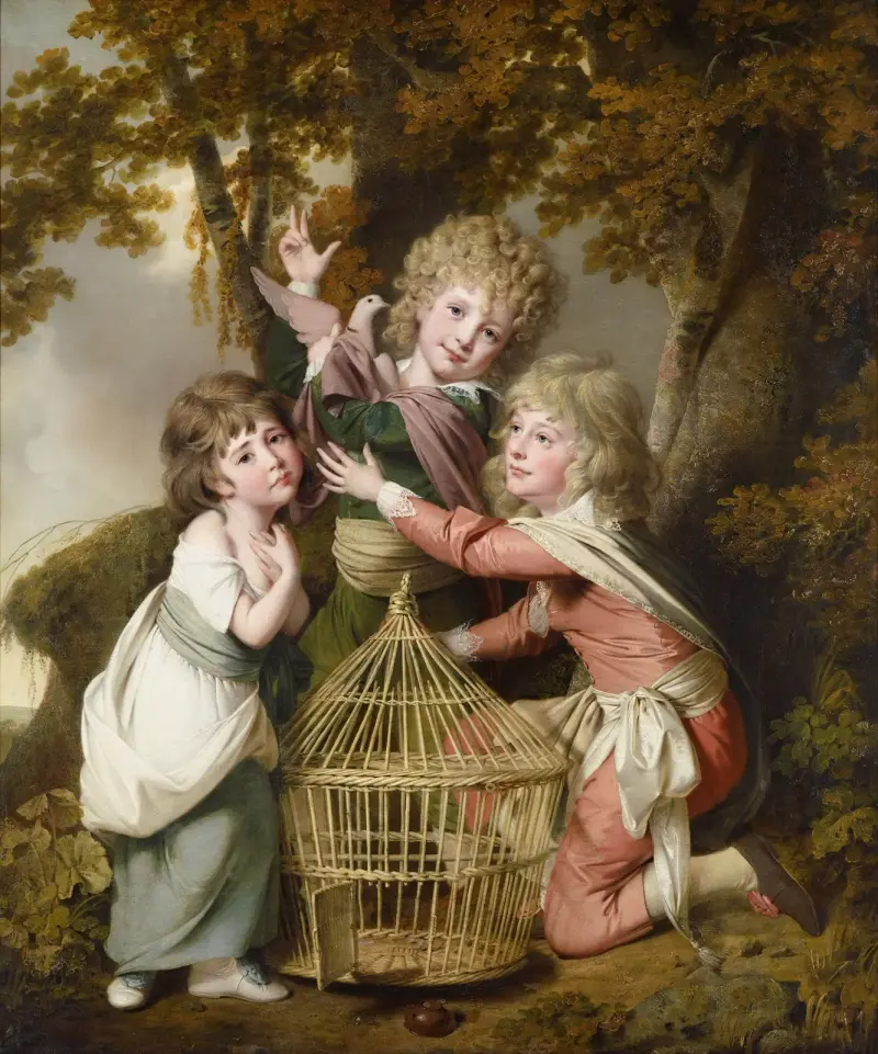 Die Synnot-Kinder von Joseph Wright of Derby