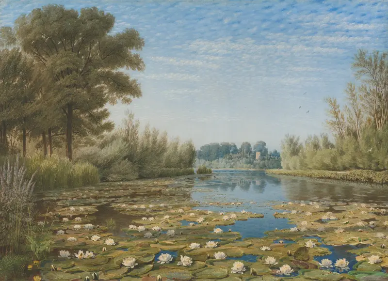 Ansicht bei Shipton on Cherwell, Oxfordshire von William Turner of Oxford