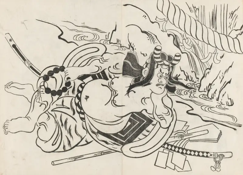 Yakusha ezukushi, plansch 11 av Okumura Masanobu