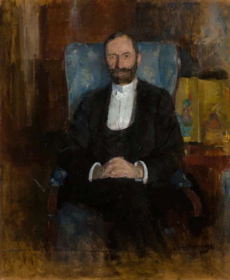 Porträt von Feliks Jasieński von Olga Boznanska