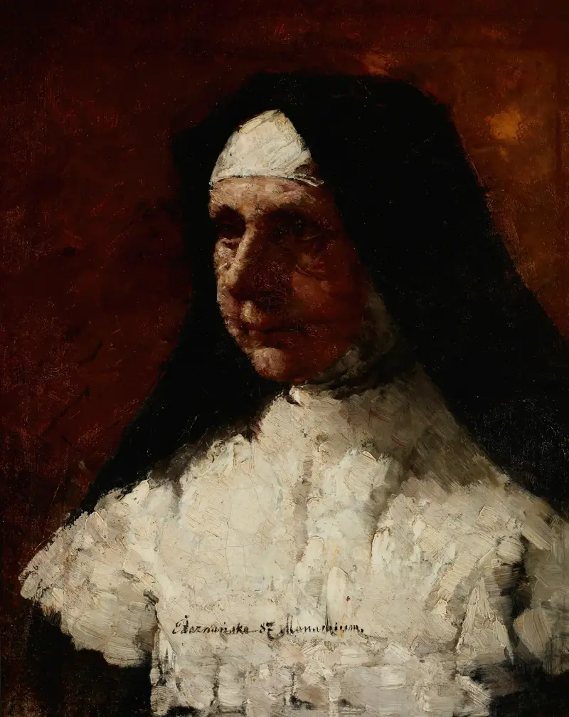 Studie einer Nonne von Olga Boznanska