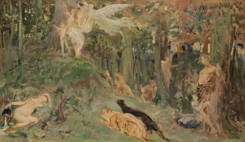 Poesin under antiken av Luc-Olivier Merson