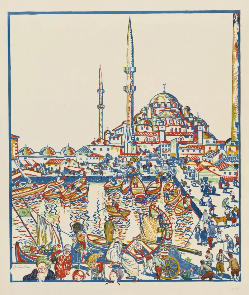Konstantinopol (s Hagia Sofia), Oskar Laske