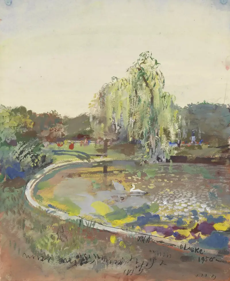 I. Městský park, Oskar Laske