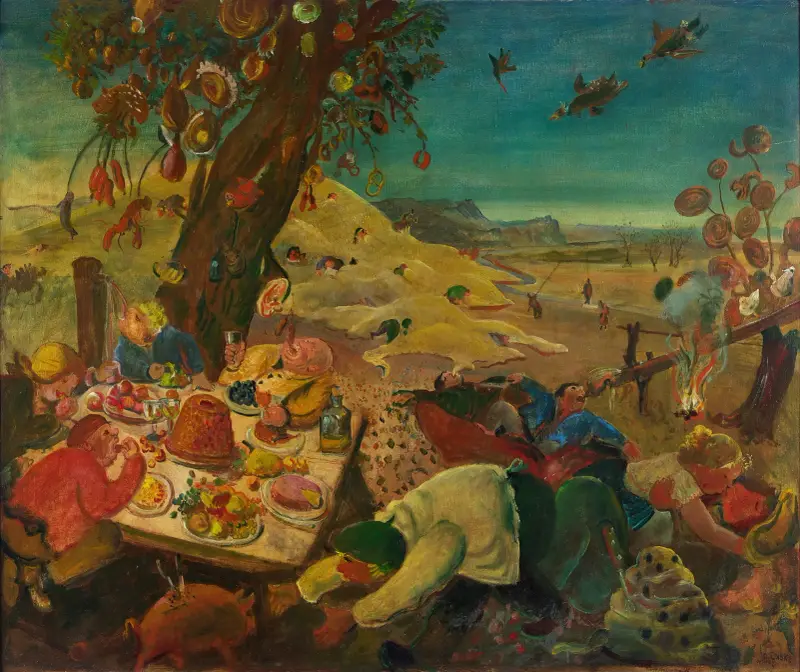 Schlaraffenland, Oskar Laske