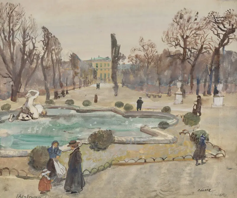 Schönbrunn (Winter) av Oskar Laske